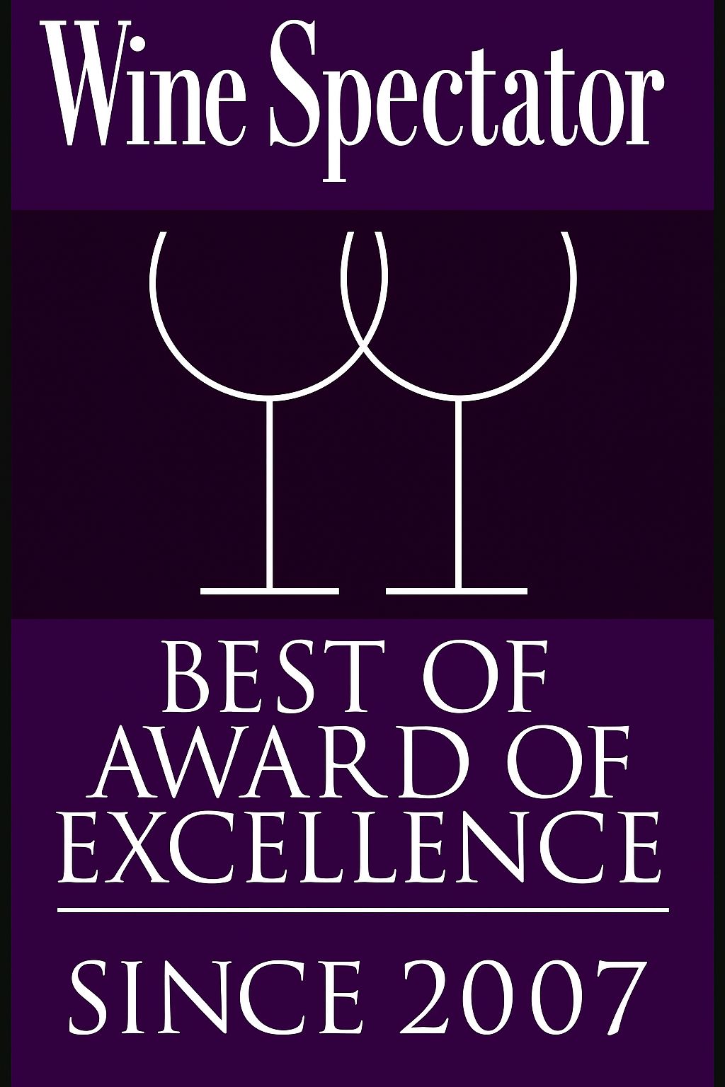 Wine Spectator Since 2007